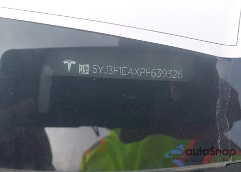 2023 Tesla Model 3 Rear-Wheel Drive из США, поврежденный, VIN 5YJ3E1EAXPF639326